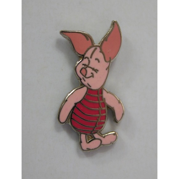 Disney Winnie the Pooh Tiny Piglet Looking to the Left Trading Pin - Picture 2 of 4
